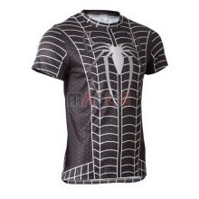 Maglia DISIDA Spider man manica corta nero e argentato