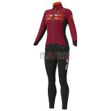 Maglia Donne ALE Manica Lunga 2020 Spento Rosso