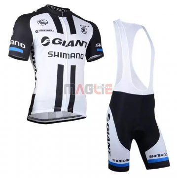 Maglia Giant Alpecin Manica Corta 2021 Bianco Nero