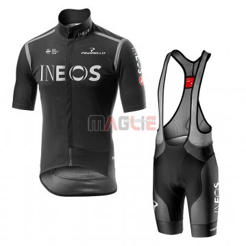 Maglia INEOS Manica Corta 2020 Nero Grigio(1)