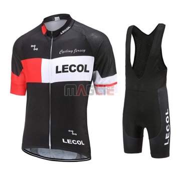 Maglia Le Col Manica Corta 2021 Nero Bianco Rosso