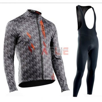 Maglia Northwave Manica Lunga 2019 Grigio