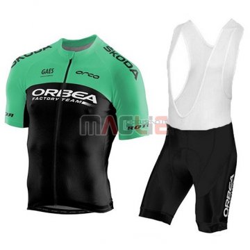 Maglia Orbea Factory Manica Corta 2018 Nero Verde