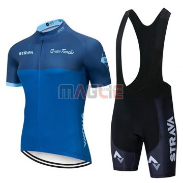 Maglia STRAVA Manica Corta 2019 Blu