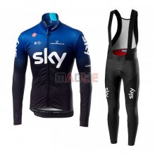 Maglia Sky Manica Lunga 2019 Blu Nero