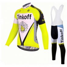 Maglia Tinkoff Manica Lunga 2017 giallo