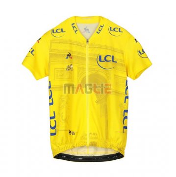 Maglia Tour de France Manica Corta 2019 Giallo(2)