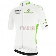 Maglia Vuelta Espana Manica Corta 2020 Bianco