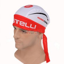 2015 Castelli Bandana Ciclismo bianco e rosso