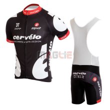 Maglia Cervelo manica corta 2009 bianco e nero