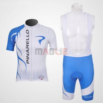 Maglia Pinarello manica corta 2011 celeste e bianco