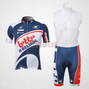 Maglia Lotto manica corta 2012 bianco e blu