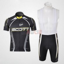 Maglia Scott manica corta 2012 nero e bianco