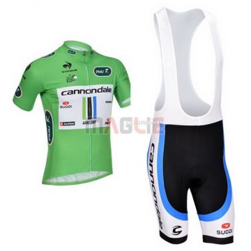 Maglia Cannondale manica corta 2013 verde e bianco