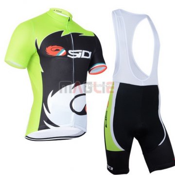 Maglia SIDI manica corta 2014 nero e verde