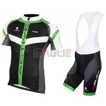 Maglia Nalini manica corta 2016 verde nero