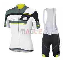 Maglia Sportful manica corta 2016 bianco e grigio