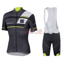 Maglia Sportful manica corta 2016 nero e verde