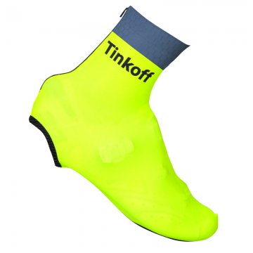 2016 Saxo Bank Tinkoff Copriscarpe Ciclismo Giallo