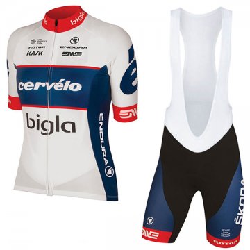 2017 Maglia Donne CerveLo Bigla bianco