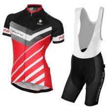 2017 Maglia Donne Nalini Zebrana rosso e nero