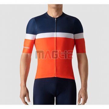 Maglia La Passione Manica Corta 2019 Blu Bianco Arancione