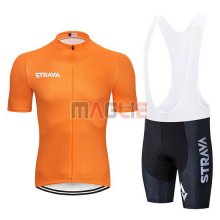 Maglia STRAVA Manica Corta 2019 Arancione