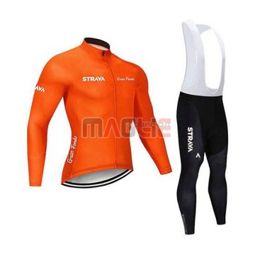 Maglia STRAVA Manica Lunga 2020 Arancione