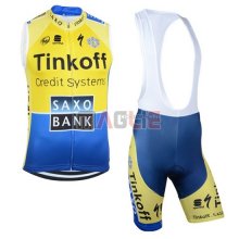 Gilet Antivento Tinkoff Saxo Bank 2019 Giallo Blu