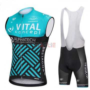 Gilet Antivento Vital Concept Alphatech 2018 Blu e Nero