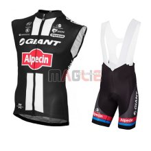 Gilet antivento Giant 2016 nero e rosso