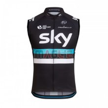 Gilet antivento Sky 2016 nero e blu