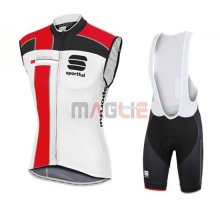 Gilet antivento Sportful 2016 rosso e bianco