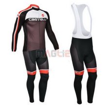 Maglia Castelli manica lunga 2013 nero e bianco
