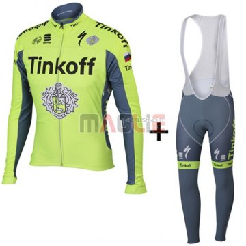 Maglia Saxo Bank manica lunga 2016 verde