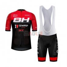 Maglia BH Templo Cafes UCC Manica Corta 2020 Nero Rosso