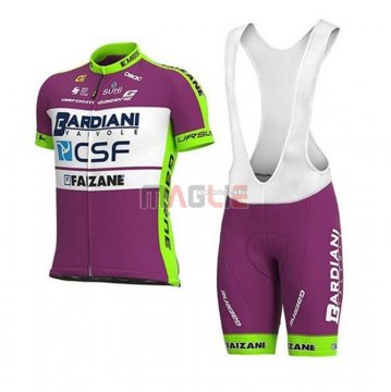 Maglia Bardiani Csf Manica Corta 2020 Fuxia Bianco