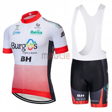 Maglia Burgos BH Manica Corta 2018 Bianco e Rosso