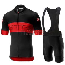 Maglia Castelli Prologo 6 Manica Corta 2019 Nero Rosso