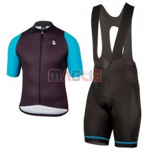 Maglia Etxeondo NEO Manica Corta 2017 Nero e Blu