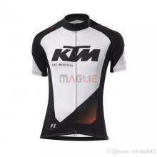 Maglia KTM Manica Corta 2018 Bianco Nero