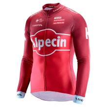 Maglia Katusha Alpecin Manica Lunga 2017 rosso