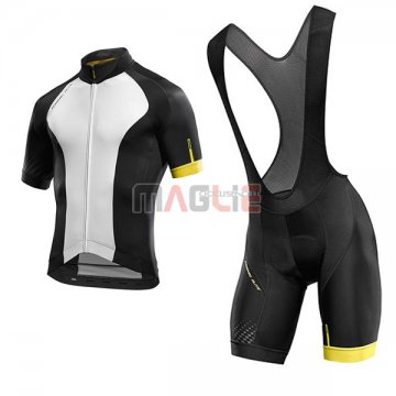 Maglia Mavic Manica Corta 2017 Bianco e Nero