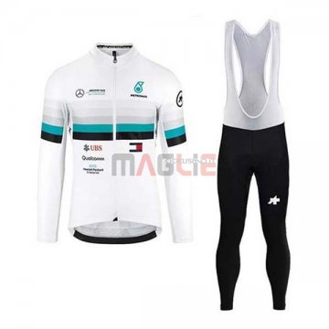 Maglia Mercedes F1 Manica Lunga 2020 Bianco