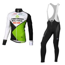 Maglia Multivan Merida Manica Lunga 2016 verde e bianco