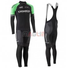 Maglia Orbea Manica Lunga 2017 Nero e Verde