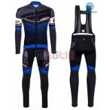 Maglia Santini manica lunga 2016 blu e nero
