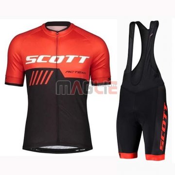 Maglia Scott Manica Corta 2019 Nero Rosso