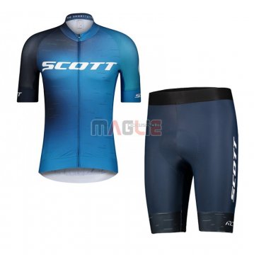 Maglia Scott Manica Corta 2021 Nero Blu