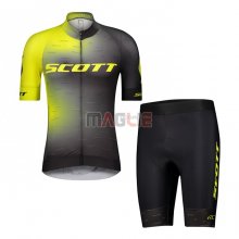 Maglia Scott Manica Corta 2021 Nero Giallo(1)